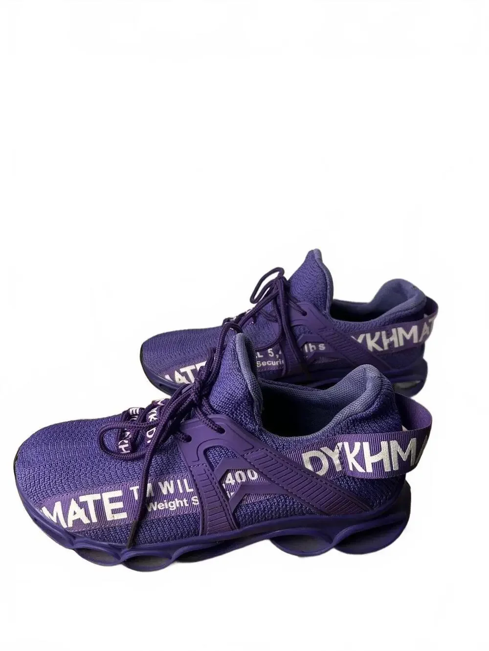 DYKHMATE DM028007 Womens 8.5 NWOT Purple Knit Running Walking Sneakers